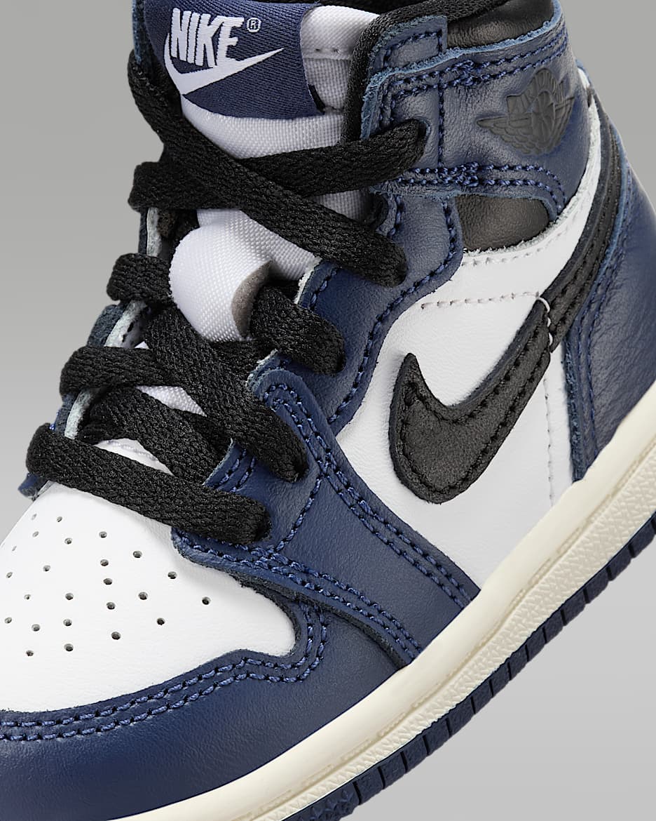 Jordan 1 Retro High OG Midnight Navy Baby Toddler Shoes. Nike
